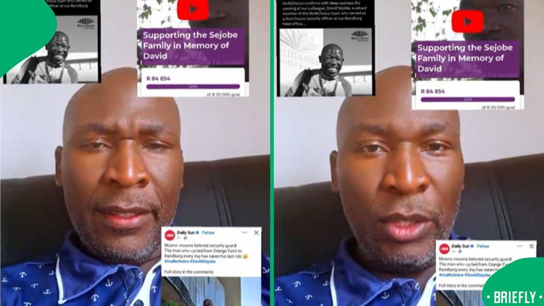 The visual on the right showed a Back a Buddy profile for David Sejobe