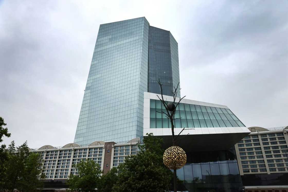 Traders are now awaiting the European Central Bank's rate decision later Thursday Traders are now awaiting the European Central Bank's rate decision later Thursday