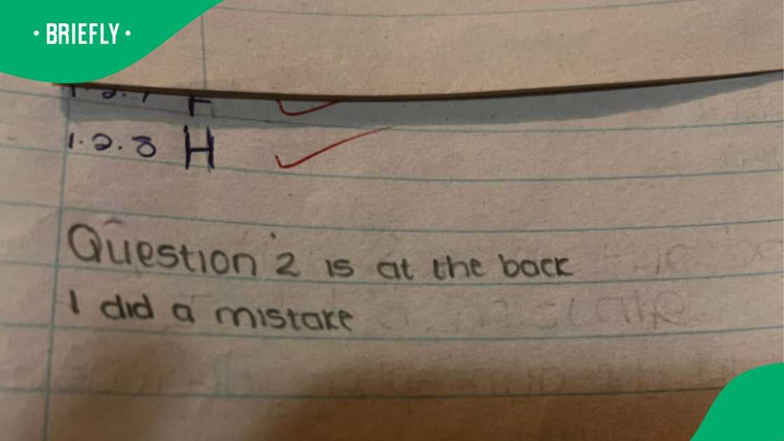 A teacher shared the funny notes one of her pupils left on their exam paper.