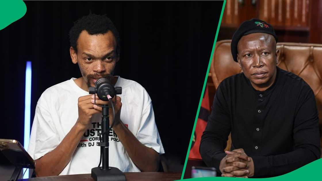 Nota Baloyi threw subtle shade at Malema's late mum Nota Baloyi threw subtle shade at Malema's late mum