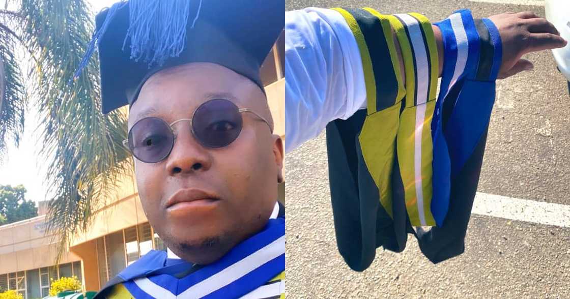 Get It King: Man Bags Master's Degree, Shares Lit Snaps to Celebrate Get It King: Man Bags Master's Degree, Shares Lit Snaps to Celebrate
