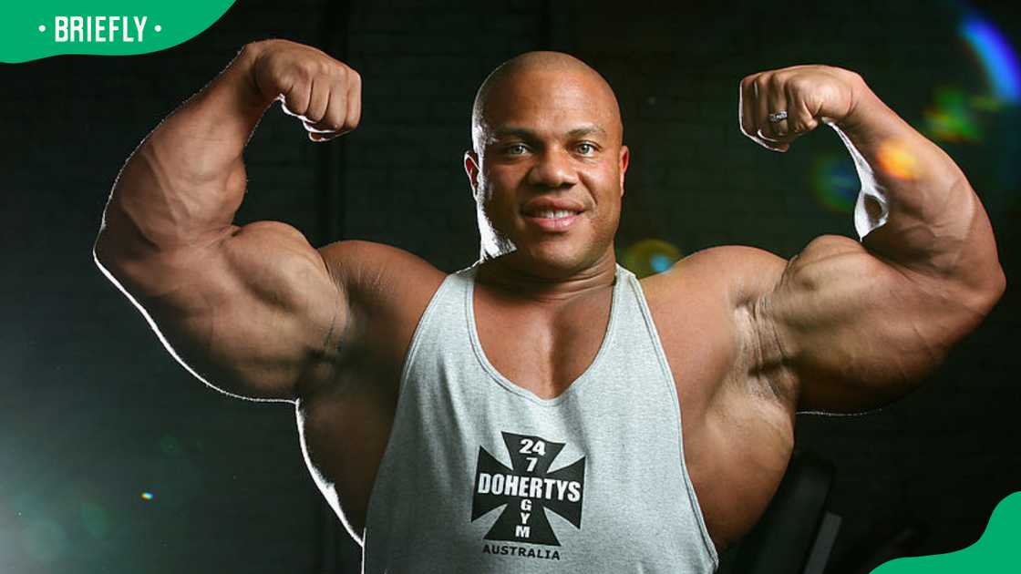 Phil Heath in Melbourne, Australia Phil Heath in Melbourne, Australia