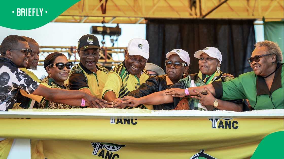 The ANC at the party's recent birthday celebrations. The ANC at the party's recent birthday celebrations.