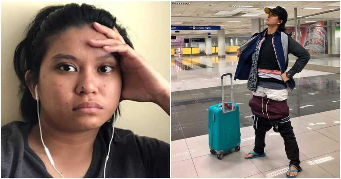 To avoid luggage fees, Gel Rodriguez wore 2.5 kilograms of her clothes in an effort to avoid additional carry-on luggage fees To avoid luggage fees, Gel Rodriguez wore 2.5 kilograms of her clothes in an effort to avoid additional carry-on luggage fees