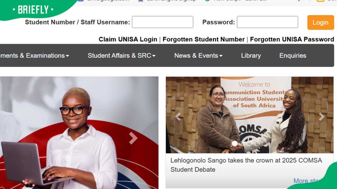 UNISA portal login