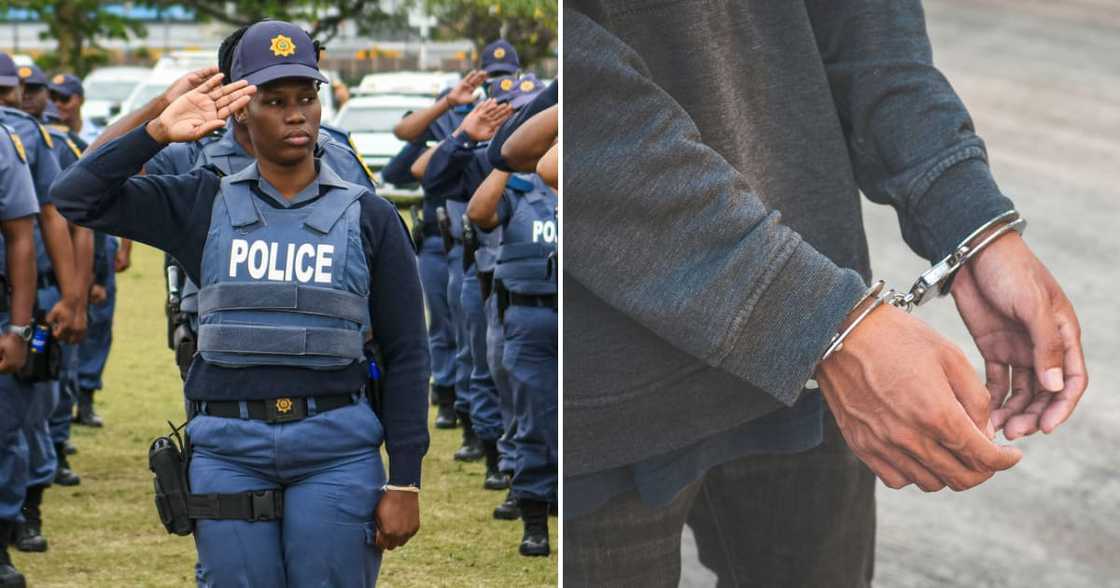 SAPS officers arrest man for attempted bribery SAPS officers arrest man for attempted bribery