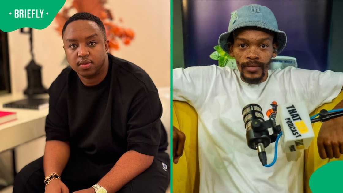 Nota Baloyi trolled Shimza following a video.