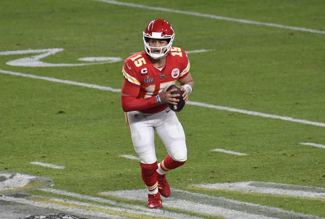 Patrick Mahomes at Hard Rock Stadium in Miami, Florida Patrick Mahomes at Hard Rock Stadium in Miami, Florida