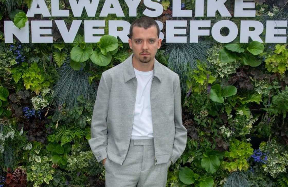 Asa Butterfield at a Wimbledon Championships