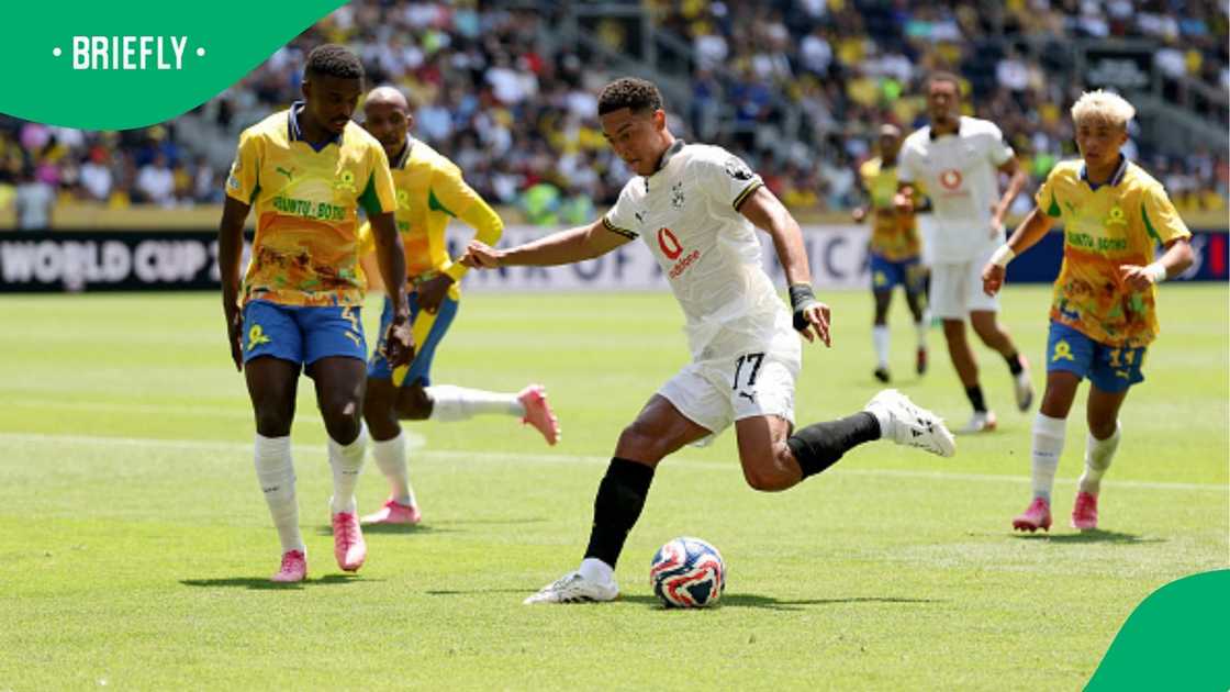 Jobe Bellingham in action during Borussia Dortmund vs Mamelodi Sundowns clash. Jobe Bellingham in action during Borussia Dortmund vs Mamelodi Sundowns clash.
