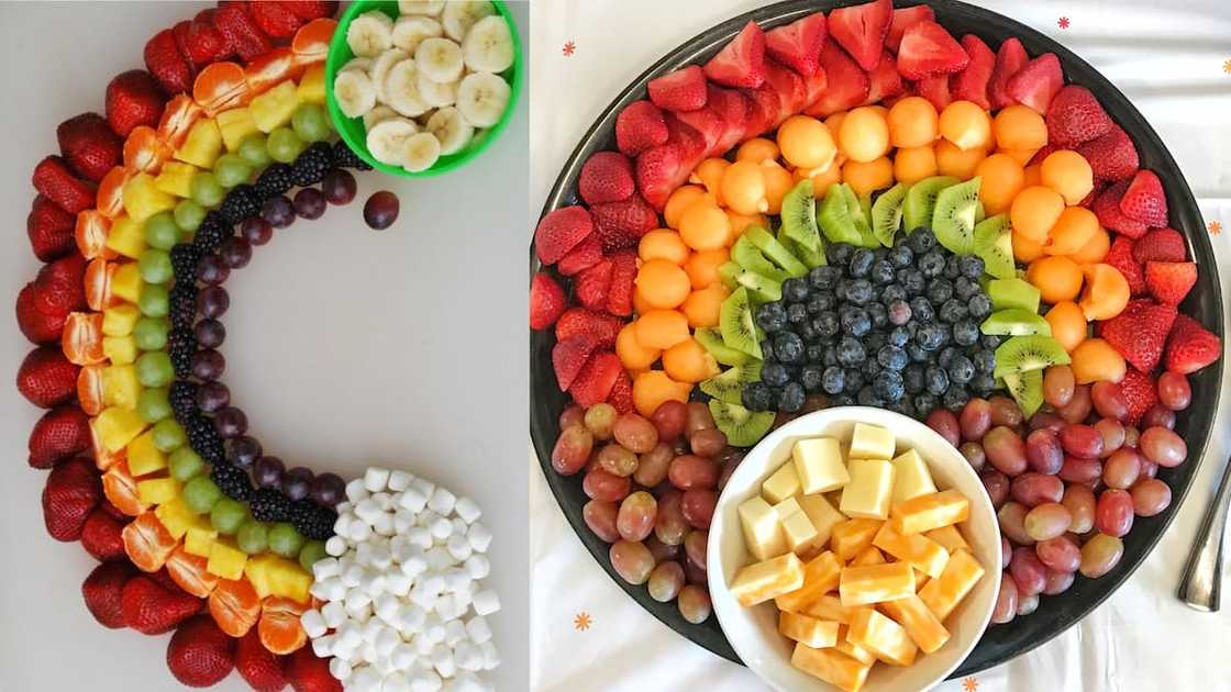 Rainbow charcuterie board Rainbow charcuterie board