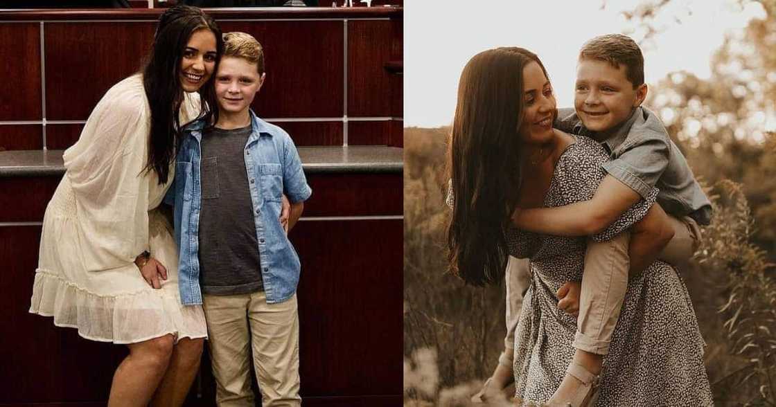 Single teacher adopts 5-year-old pupil. Single teacher adopts 5-year-old pupil.