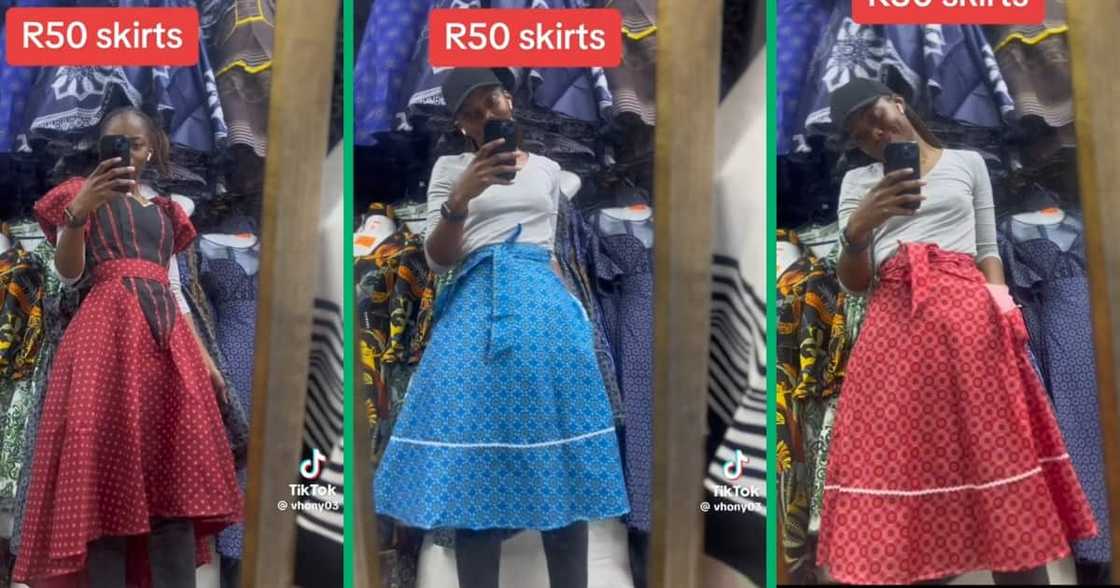 A personal shopper shared a plug for traditional skirts