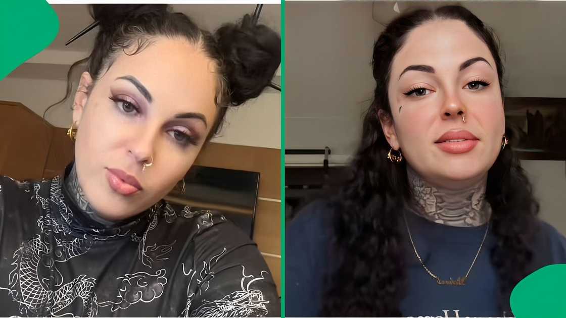 A TikTok video shows a woman explaining why she has 11 kids with eight baby daddies.