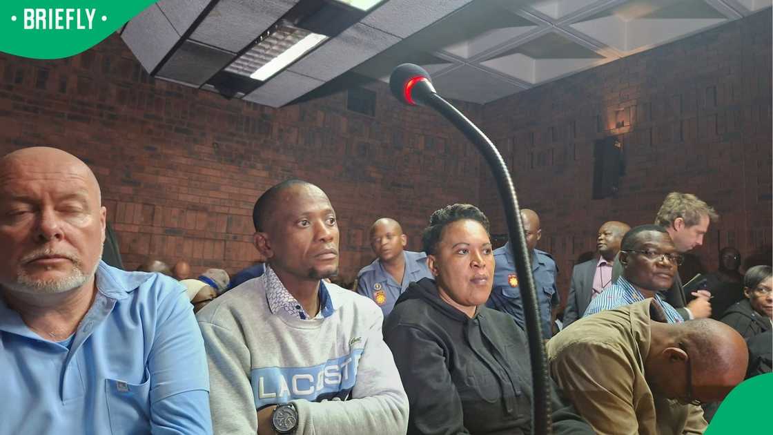 Twelve police officers appeared in the Pretoria Magistrate’s Court, charged with corruption Twelve police officers appeared in the Pretoria Magistrate’s Court, charged with corruption