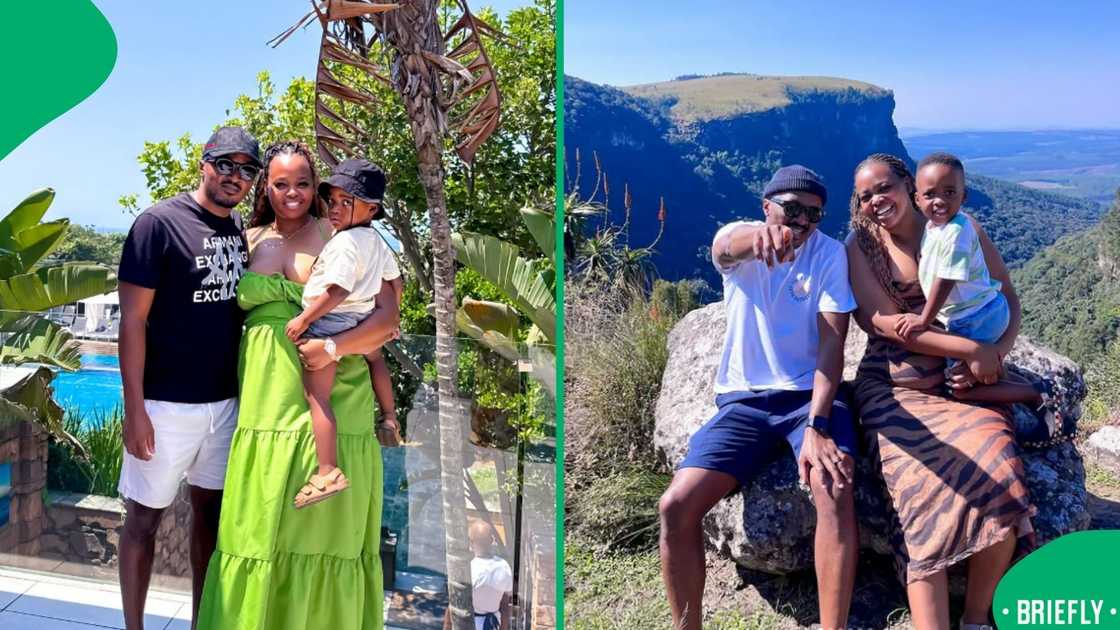 A travel content creator and her family. A travel content creator and her family.