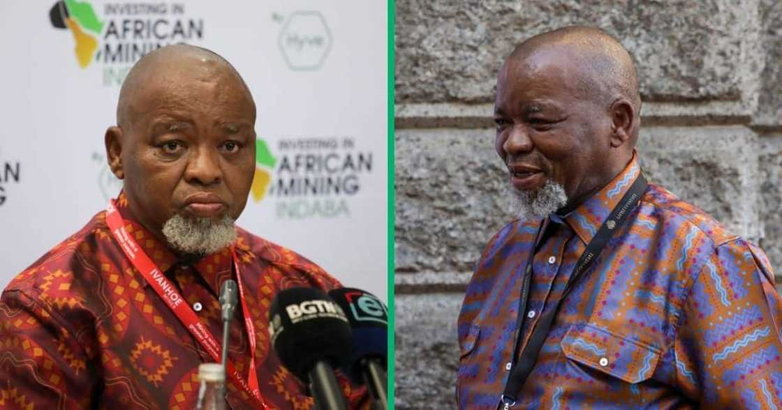 The minister of energy resources and minerals, Gwede Mantashe, praised his work as the minister The minister of energy resources and minerals, Gwede Mantashe, praised his work as the minister