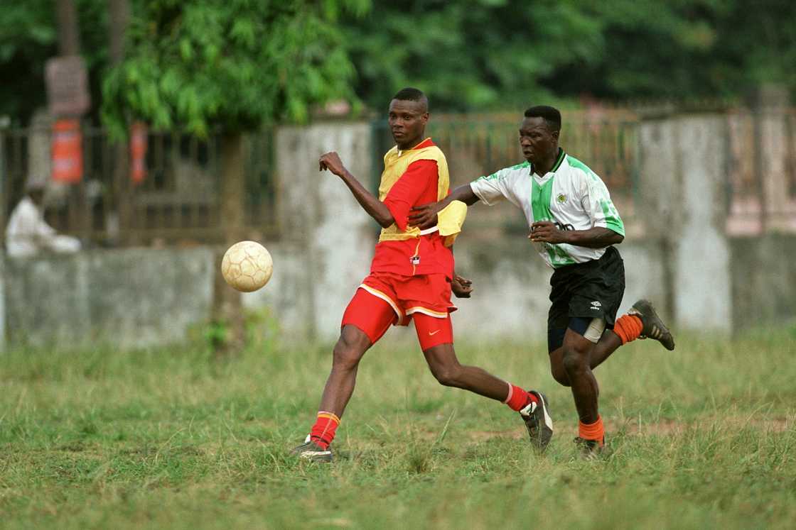 Nigeria Police Machine team at the Police College Ground in Lagos.