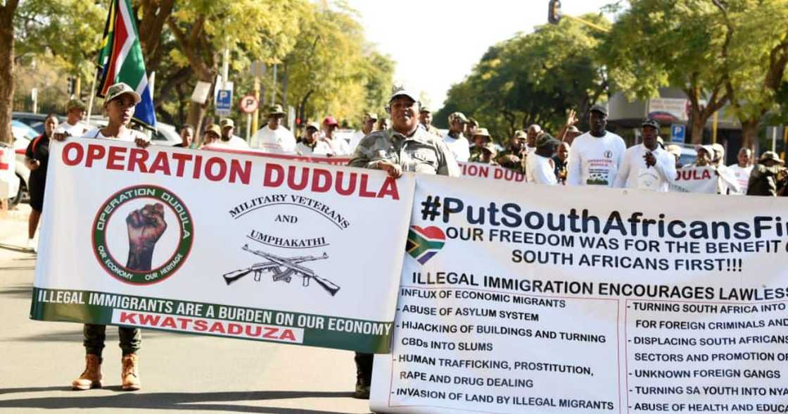 Operation Dudula protesters