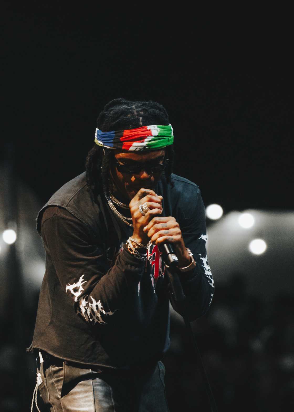 Gunna wears South African flag at Milk + Cookies Festival