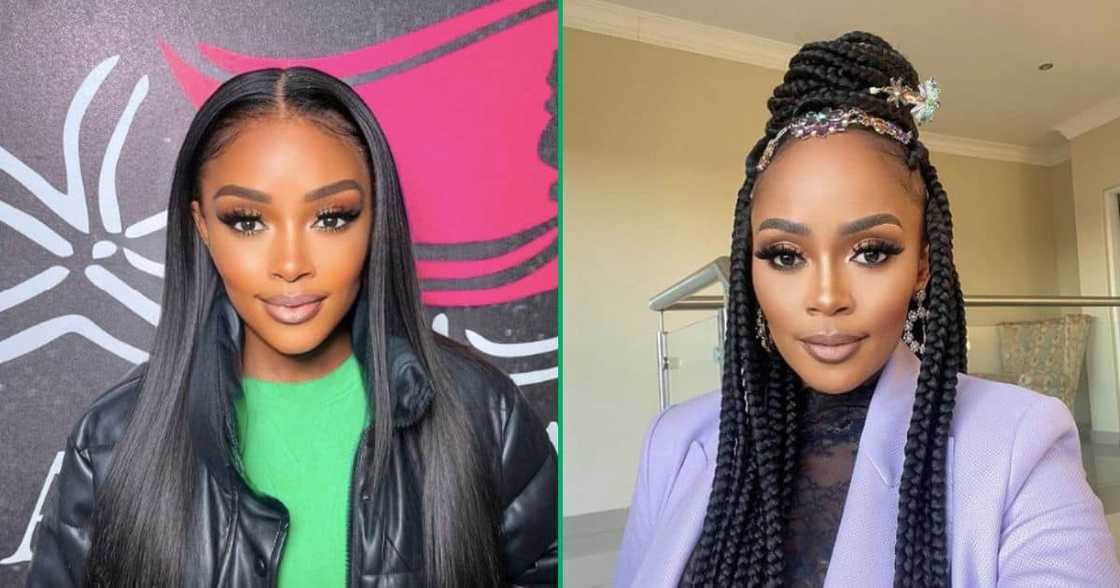 Thembi Seete dragged for her wig Thembi Seete dragged for her wig