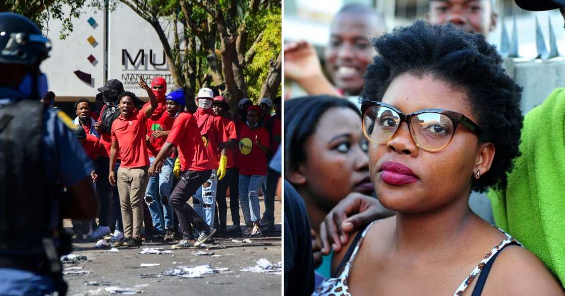 NSFAS' Sibongile Mani Persecuted "For Being Black and Poor", Student's Supporters Claim NSFAS' Sibongile Mani Persecuted "For Being Black and Poor", Student's Supporters Claim
