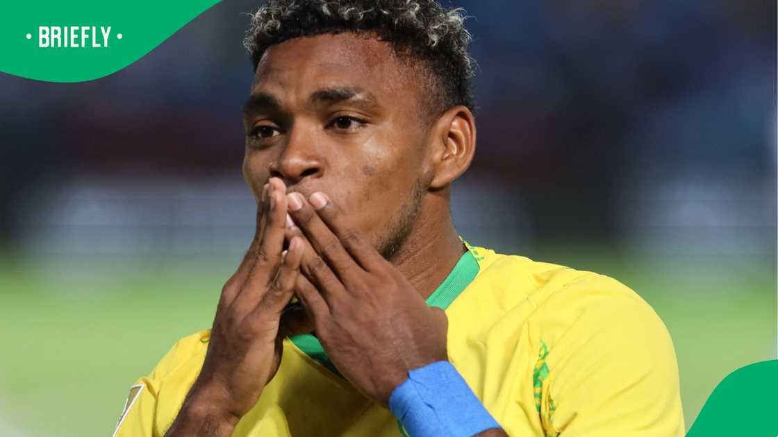 Brayan Leon, Mamelodi Sundowns, Orbit College. Brayan Leon, Mamelodi Sundowns, Orbit College.