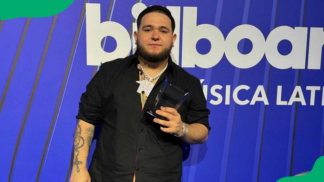 Khrystian Ramos of Fuerza Regida. Khrystian Ramos of Fuerza Regida.