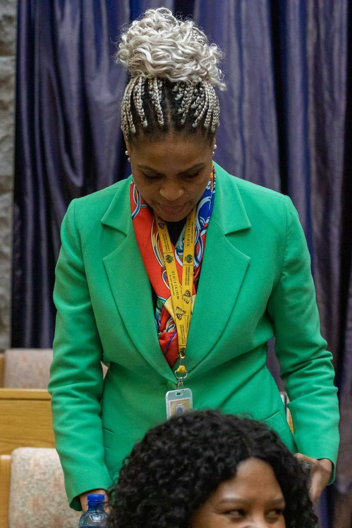 The MK Party's former Chief Whip in Parliament Colleen Makhubele was fired The MK Party's former Chief Whip in Parliament Colleen Makhubele was fired