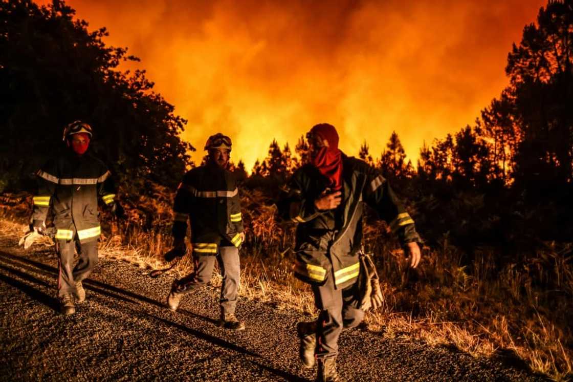 Over 10,000 firefighters and other security forces are deployed across France Over 10,000 firefighters and other security forces are deployed across France