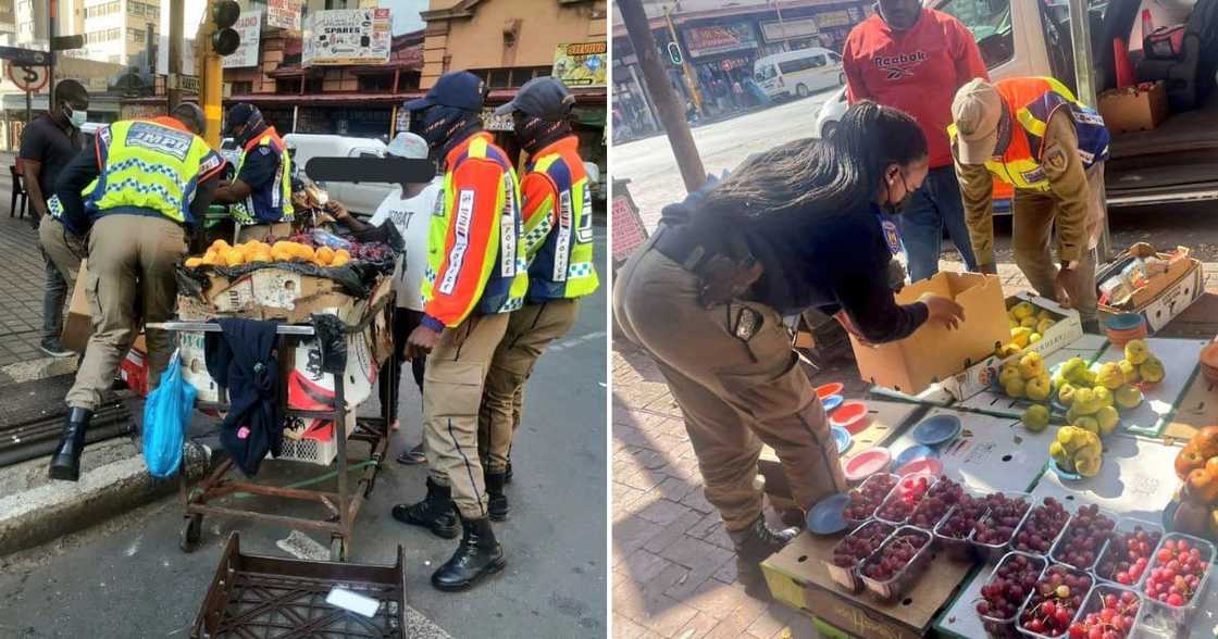 JMPD, SAPS, Crime, JHB, CBD, informal traders