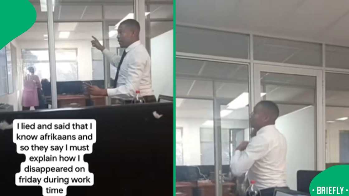 The internet saw a hilarious TikTok video go viral, depicting a man's awkward office moment after a white lie on his CV about Afrikaans fluency came back to haunt him The internet saw a hilarious TikTok video go viral, depicting a man's awkward office moment after a white lie on his CV about Afrikaans fluency came back to haunt him