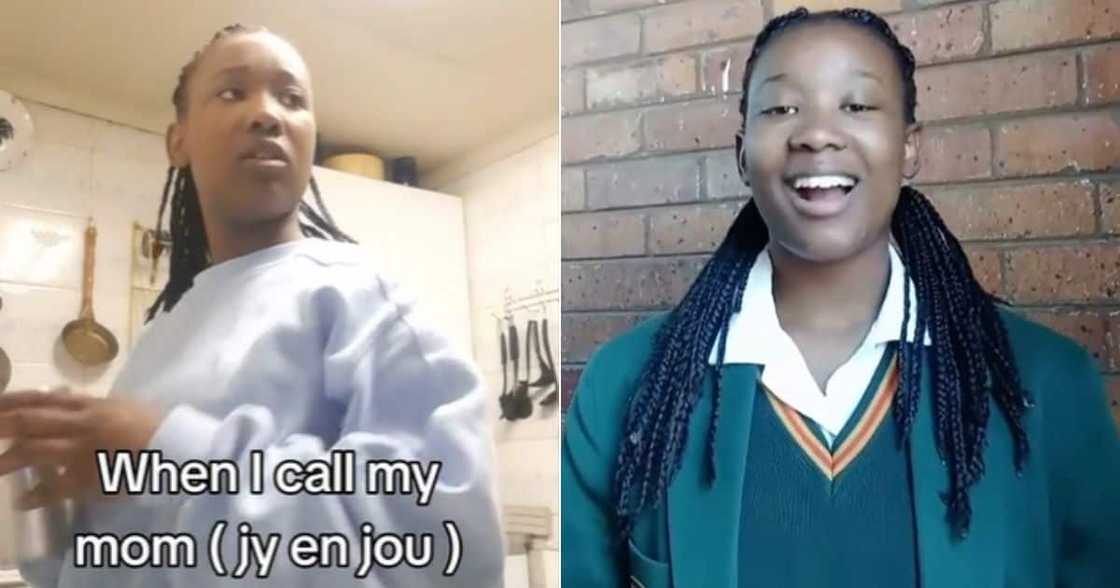 TikTok video of teen referring to mom disrespectfully in Afrikaans as prank TikTok video of teen referring to mom disrespectfully in Afrikaans as prank
