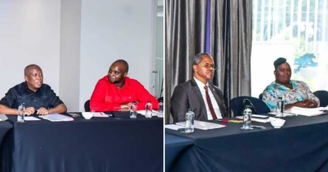 EFF and IFP hold a bilateral meeting in Johannesburg EFF and IFP hold a bilateral meeting in Johannesburg