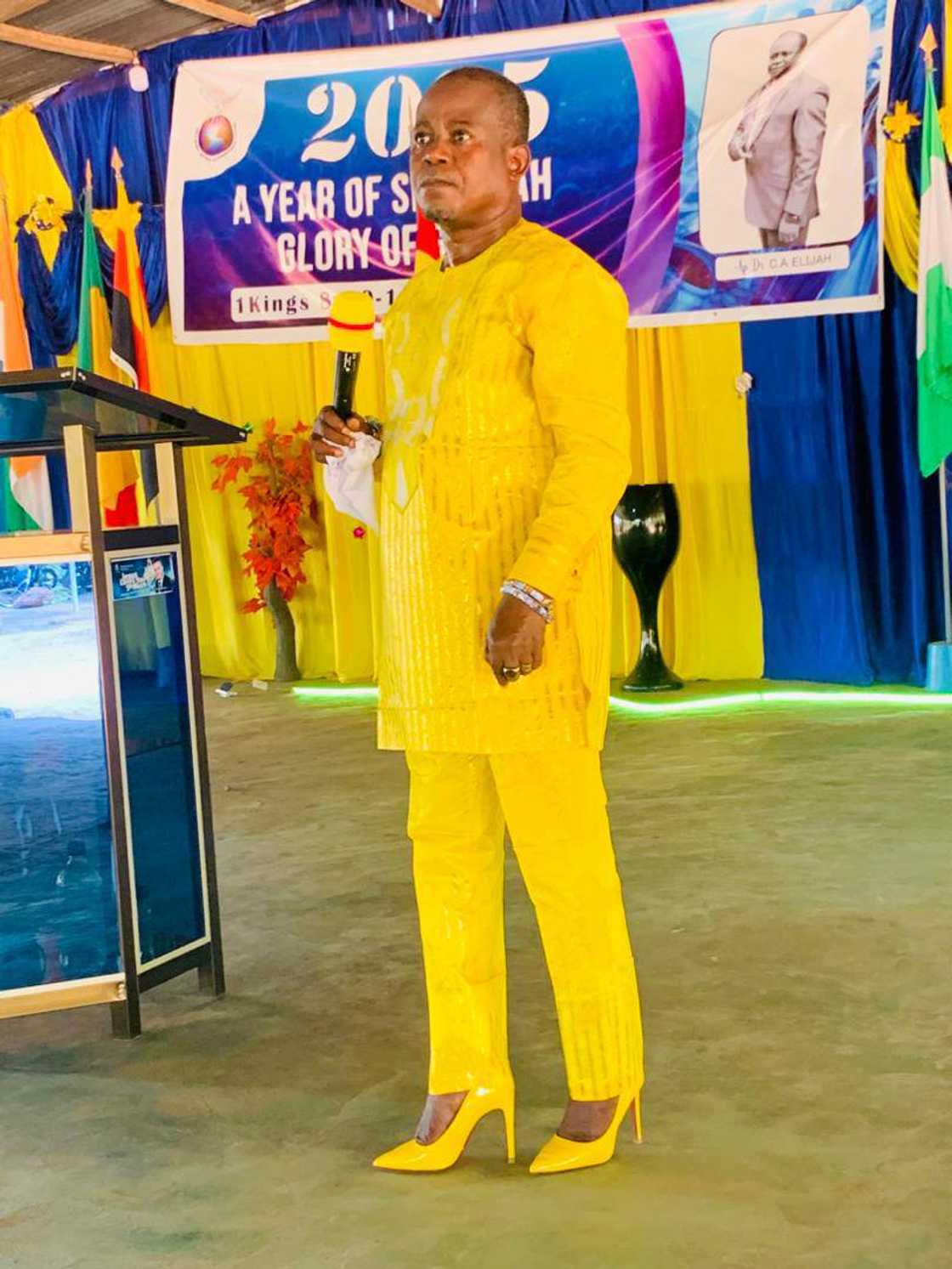 Many wondered how he started wearing heels, saying they had never seen a pastor like him