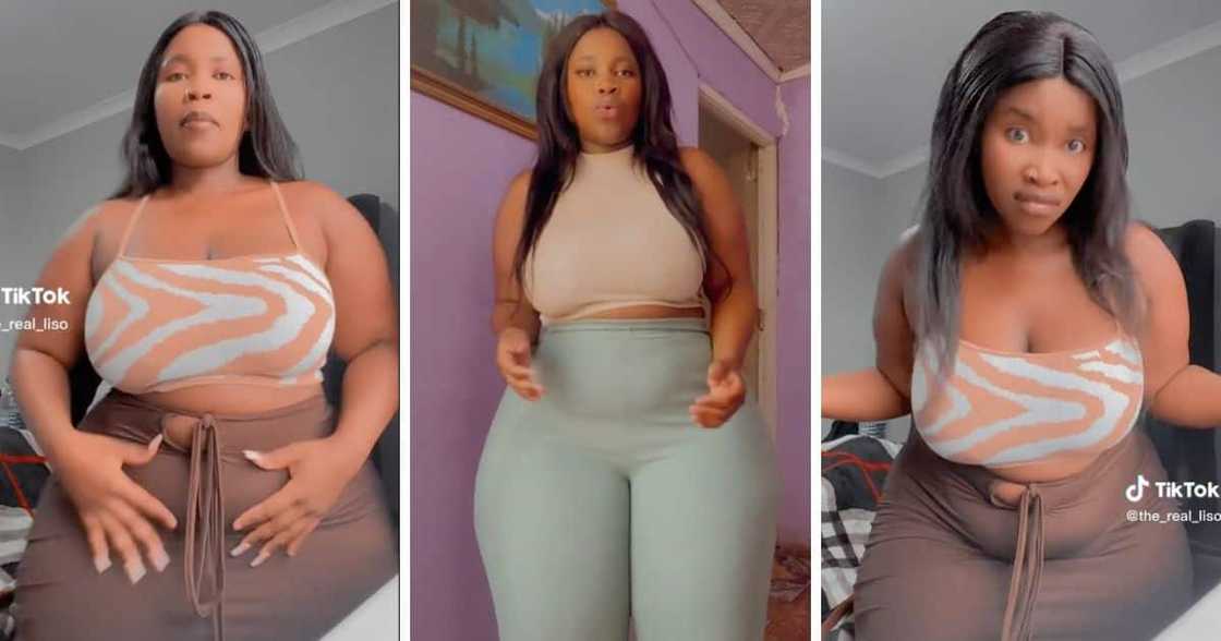 Plus-size lady trends on TikTok