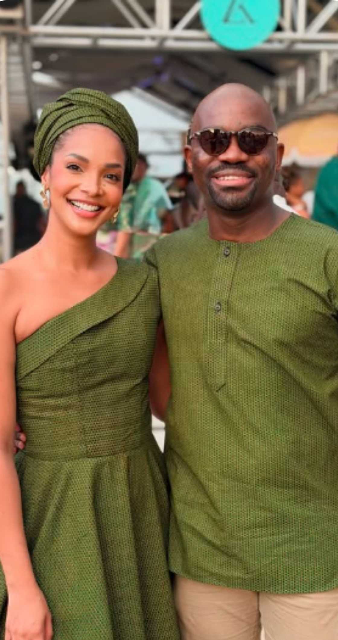 Musa and Liesl Laurie Mthombeni are a beloved couple