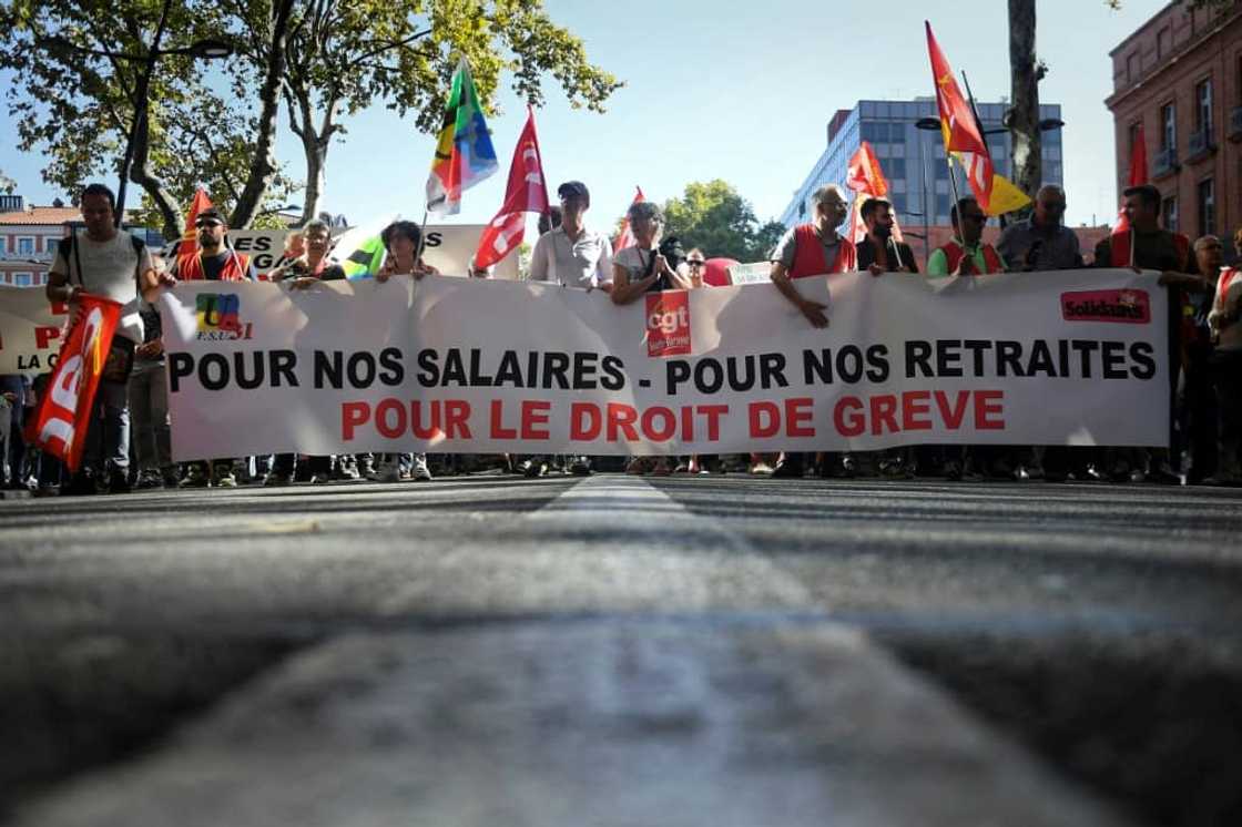 Most French people oppose the government's pension plans, polls say Most French people oppose the government's pension plans, polls say