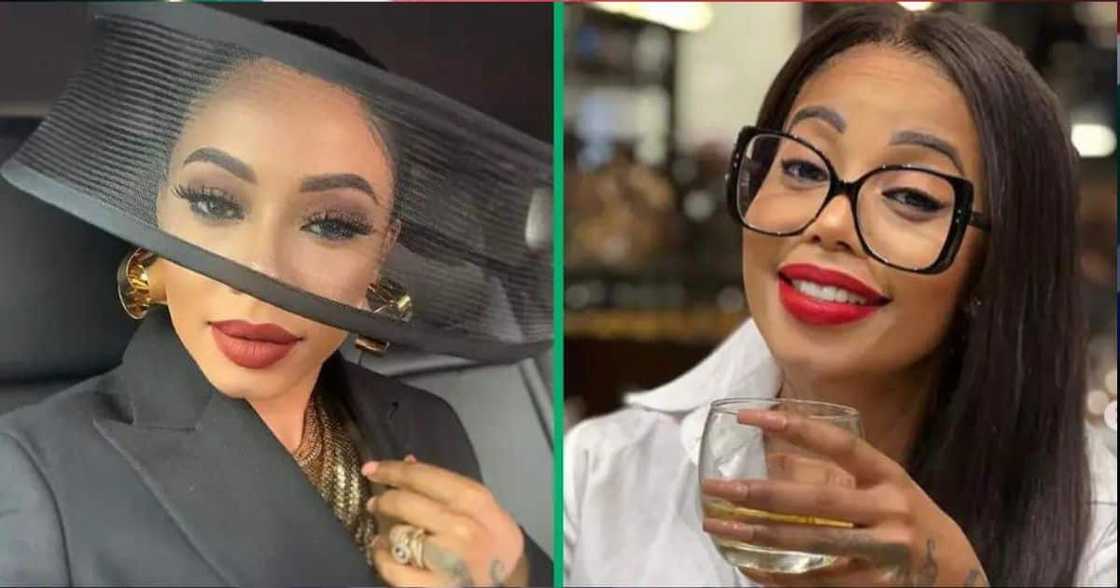 Kelly Khumalo wore a daring outfit at a festival. Kelly Khumalo wore a daring outfit at a festival.
