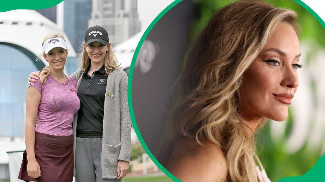 Paige and Lexie Spiranac at The Emirates Golf Club in 2015 (L). The ex-golfer at the Hard Rock Hotel New York in 2024 (R) Paige and Lexie Spiranac at The Emirates Golf Club in 2015 (L). The ex-golfer at the Hard Rock Hotel New York in 2024 (R)