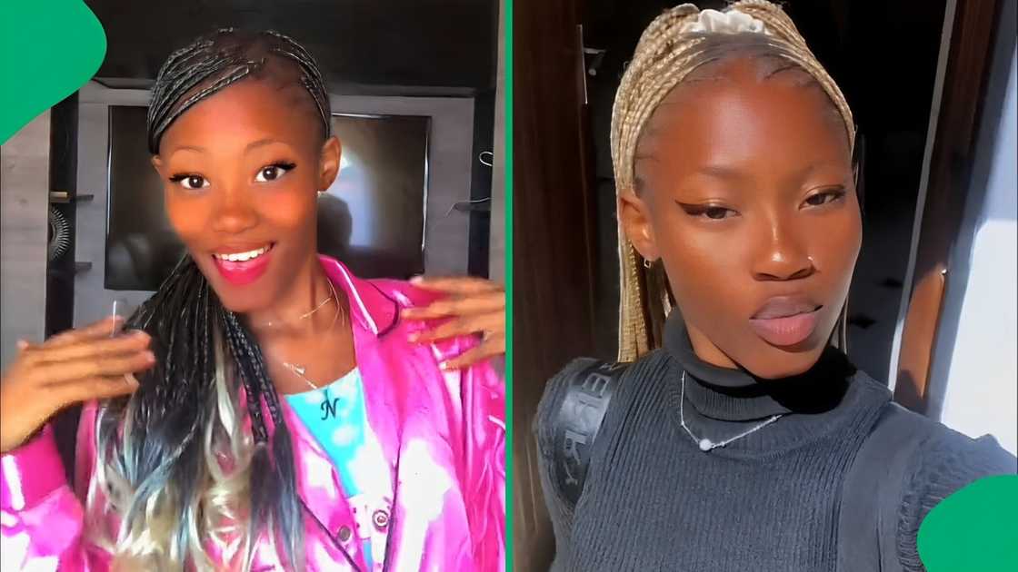 A woman left Mzansi in stitches over her wig disaster in a TikTok video.