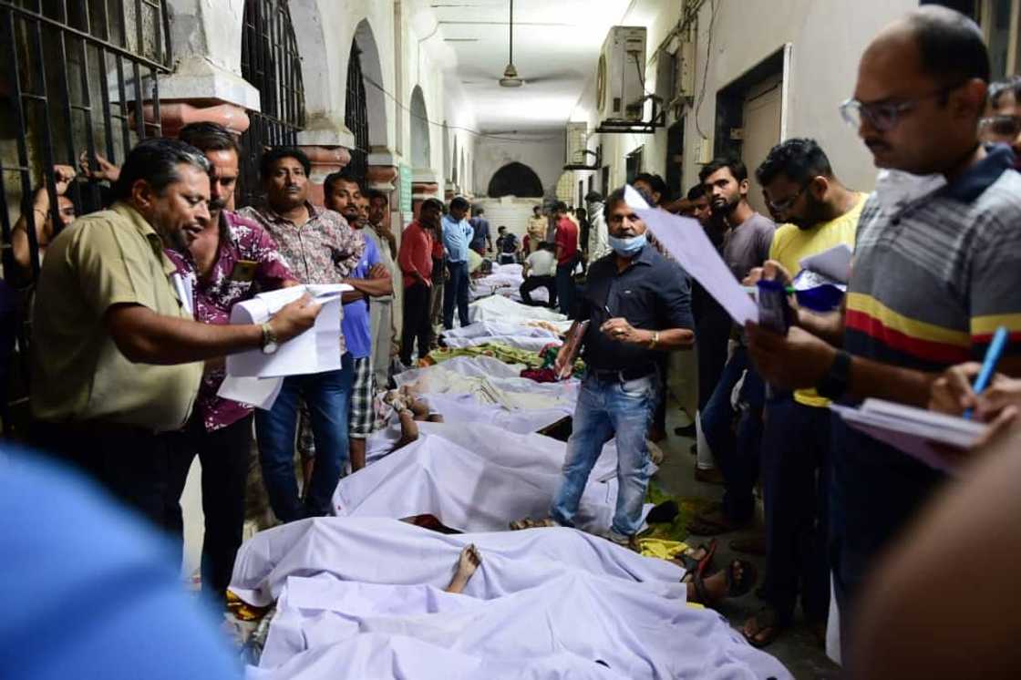 More than 130 people were killed when the colonial-era bridge -- recently reopened after being repaired -- collapsed in India's western Gujarat state More than 130 people were killed when the colonial-era bridge -- recently reopened after being repaired -- collapsed in India's western Gujarat state
