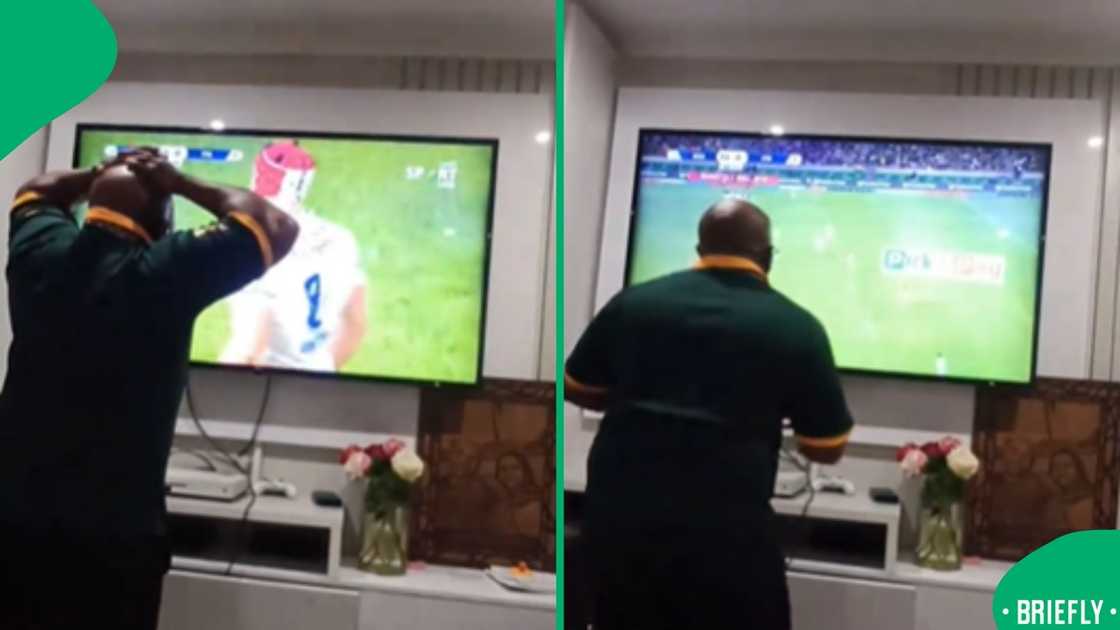 A Springbok supporter’s animated Afrikaans commentary during the Italy match went viral on TikTok, drawing widespread praise and laughter A Springbok supporter’s animated Afrikaans commentary during the Italy match went viral on TikTok, drawing widespread praise and laughter
