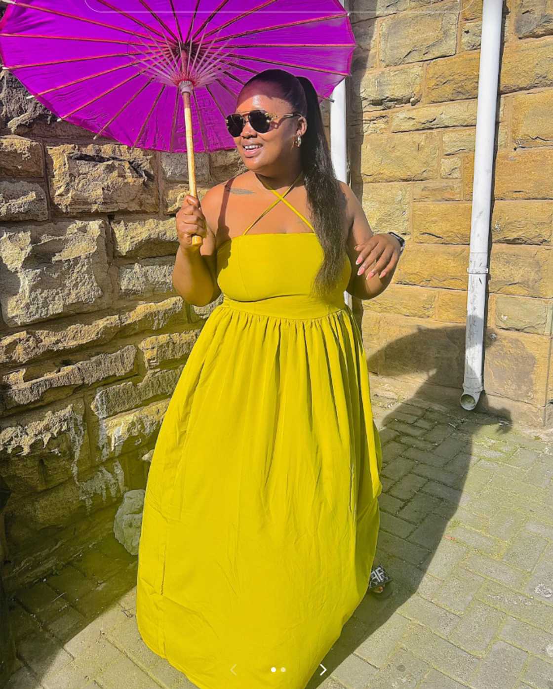 The audience was stunned by the amount of fabric used and shared funny theories about the dress size