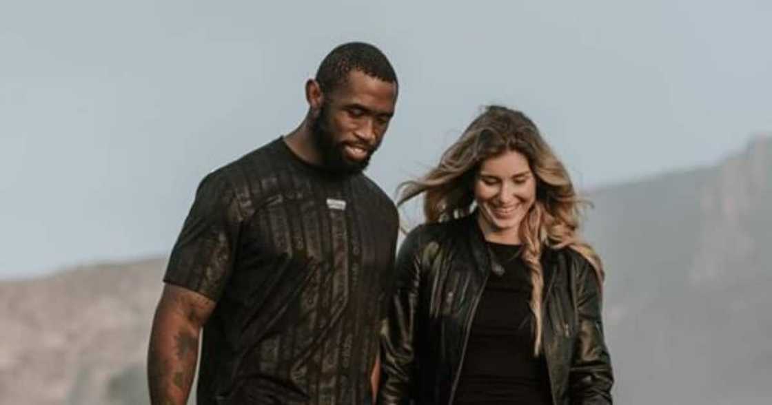 Rachel and Siya Kolisi are one of South Africa's most popular couples. Photo credit: Instagram/rachel_kolisi