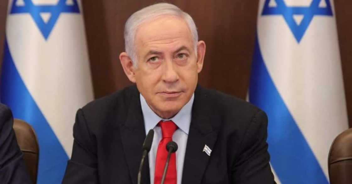 Israeli Prime Minister Benjamin Netanyahu addressed the deadly airstrike in Gaza Israeli Prime Minister Benjamin Netanyahu addressed the deadly airstrike in Gaza