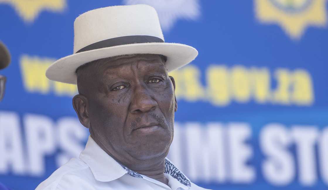 Bheki Cele in Cape Town Bheki Cele in Cape Town