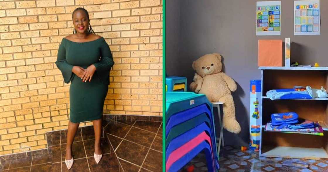 Woman opens creche Woman opens creche