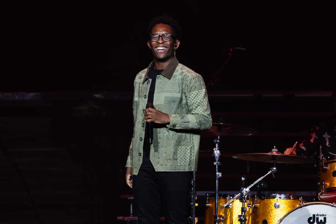 Breland performs at The O2 Arena in London Breland performs at The O2 Arena in London