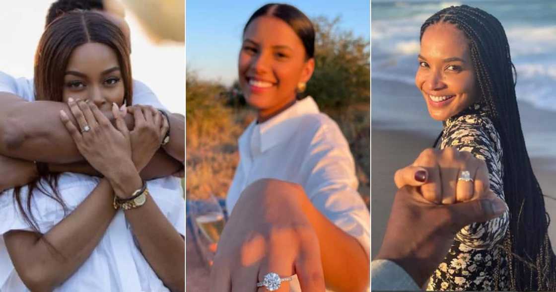 Celebs, Engagement, K Naomi, Tamaryn Green, Liesl Laurie, 2021, Announcements